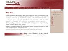 Tablet Screenshot of dan-mar.com